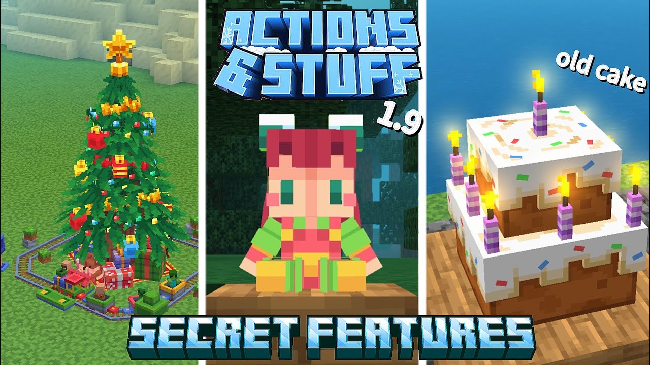 Actions and stuff 1.9 new || Christmas update|| 