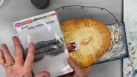 Create with Chris   Creating Backgrounds using Stamps and Paint with Chris Haughey