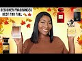 TOP DESIGNER FRAGRANCES I'M WEARING THIS FALL 🍁🍂| DESIGNER FALL FRAGRANCE COLLECTION| PERFUME REVIEW