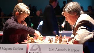 Anatoly Karpov vs Magnus Carlsen | World Blitz Championship, 2007