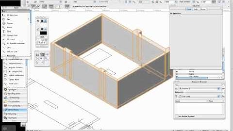 Vectorworks Spotlight - Extrude a drawing in 3D