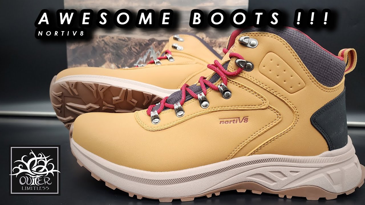 AWESOME BOOTS!! Nortiv8 SNHB238M Hiking BootsVery Nice! - YouTube