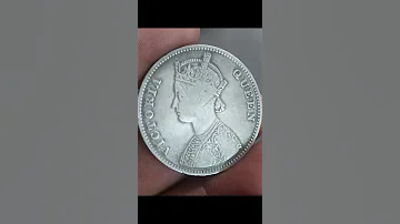Empress Queen Victoria Silver Coin 1862 Victoria Coin Britishindiacoins Rarecoinsofindia 