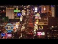 Las Vegas  de noche a vista de pájaro... HD