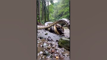 🤯 Python vs Crocodile Fight 🐍🐊 |#shortsfeed #wildlife #wildlifeshorts #python #crocodile
