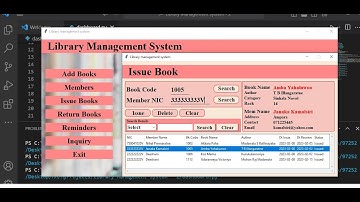 How to make a Library Management System in Python - Part 7 - Sinhala Description