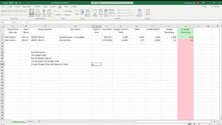Clio Matter Budget Options and Example Management Report