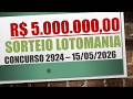 RESULTADO LOTOMANIA 15/05/2026 CONCURSO 2924 | NÚMEROS SORTEADOS