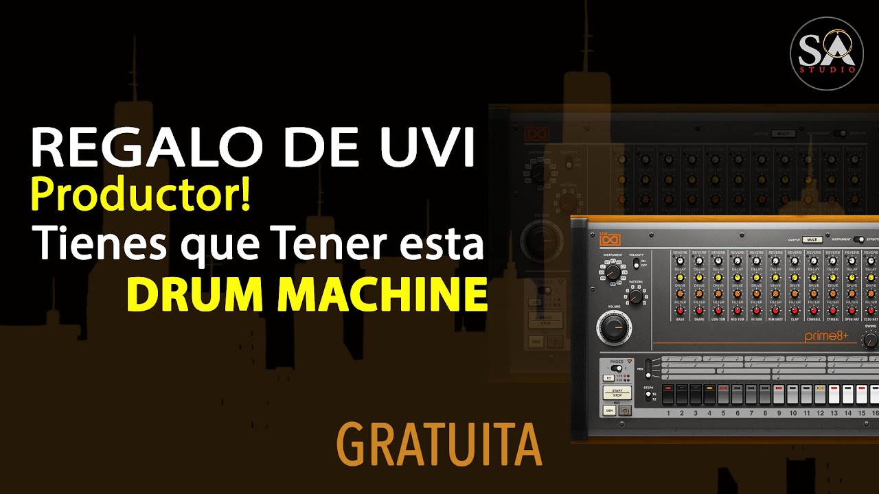 🎁UVI Regala Drum Machine Roland | Caja de Ritmo Gratis - YouTube