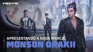 NOVA MARCA MONSON ORAKII: CONHEÇA A COLEÇÃO COMPLETA! | Garena Free Fire