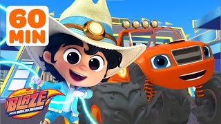 60 minutes of blazes blazing speed missions kid cowboys races blaze and the monster machines