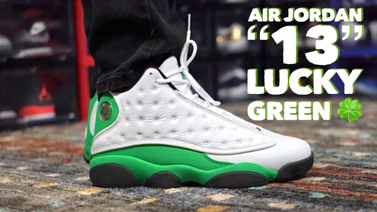 lucky green 13 on feet