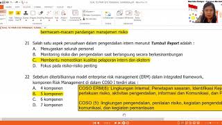 Sertifikasi QIA - Pengendalian Internal dan Manajemen Risiko (Bagian 1)