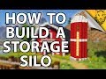 Minecraft how to build a storage silo tutorial