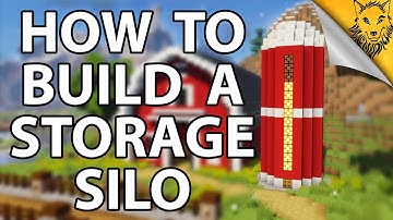Minecraft: How To Build A Storage Silo! [Tutorial]