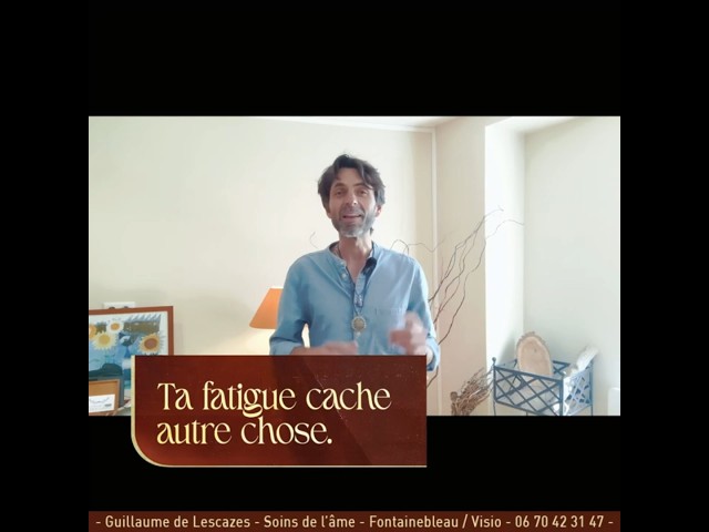 La vraie cause de ta fatigue n’est pas celle que tu crois