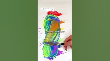 Stunning REVEAL: Rainbow Pride Flag Ink Mix 🏳️‍🌈