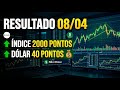 DAY TRADE AO VIVO Mini-índice, Minidólar, Ações, e Futuro de Bitcoin (08/04/26)