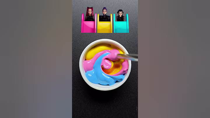 KPop Demon Hunters Colormixing 29 #satisfying #colormixing #kpopdemonhunters #howitsdone