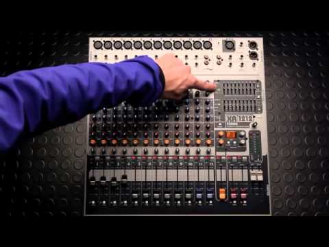 Peavey XR1212 powered mixer Part 2 - YouTube