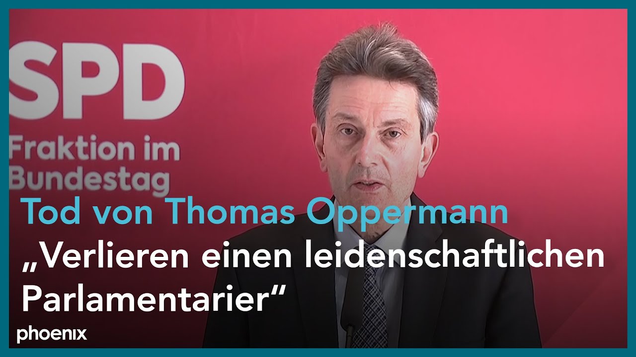 Erhard Scherfer zum Tod von Thomas Oppermann (SPD) am 26.10.20