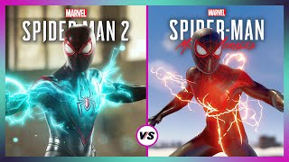 Marvel's SpiderMan 2 vs SpiderMan Miles Morales  Early Gameplay Comparison