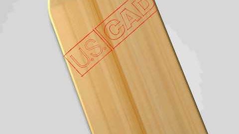 U.S. CAD Skateboard made in Autodesk Showcase(r) Software