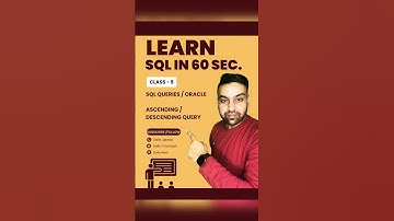 🔴 SQL query with AND / OR / NOT operator #learnsql #oracle #sql