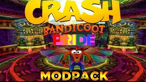 Crash Bandicoot Pride Modpack (Rainbow Textures Mod By AresanBandicoot)