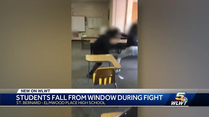 Video shows students falling out of window during ...