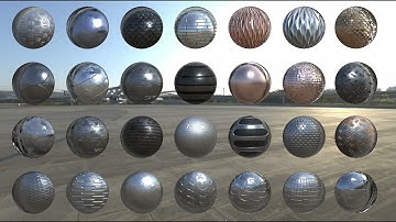 Metallic PBR Material Pack - Unity 3D