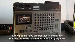 TV Radio Cassette Recorder HITACHI K-50E (1978)