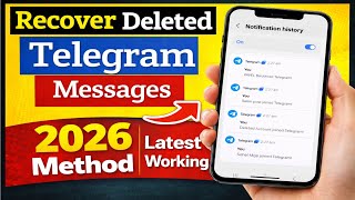 Recover Telegram Deleted Messages (2026) | Telegram Chat Recovery