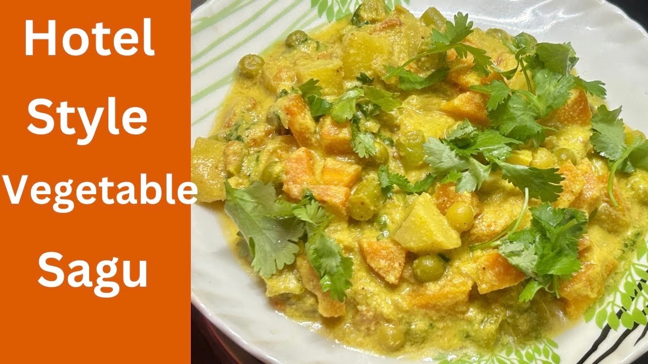 Hotel Style Vegetable 🥗 sagu Vegetable Kurma Mixed Vegetable Curry