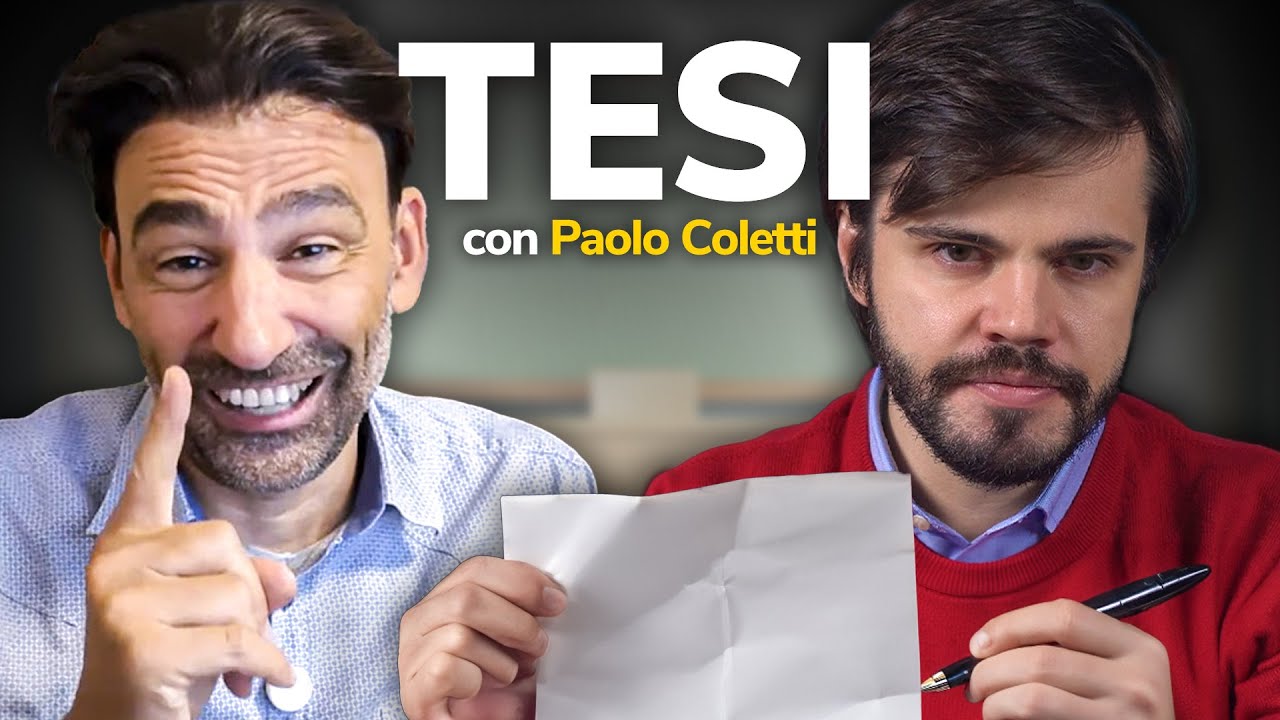 TUTTO quello che DEVI sapere per fare la TESI, con @Paolo Coletti