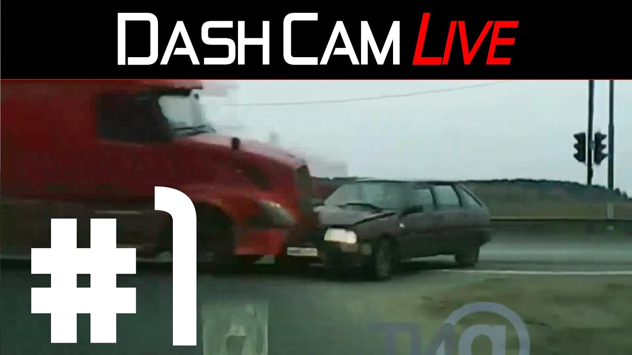Car Crash COMPILATION #1 - Dash Cam Live - YouTube