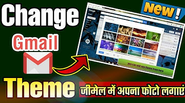 How to Set your own Picture in Gmail Background Theme Easy in Hindi 2018