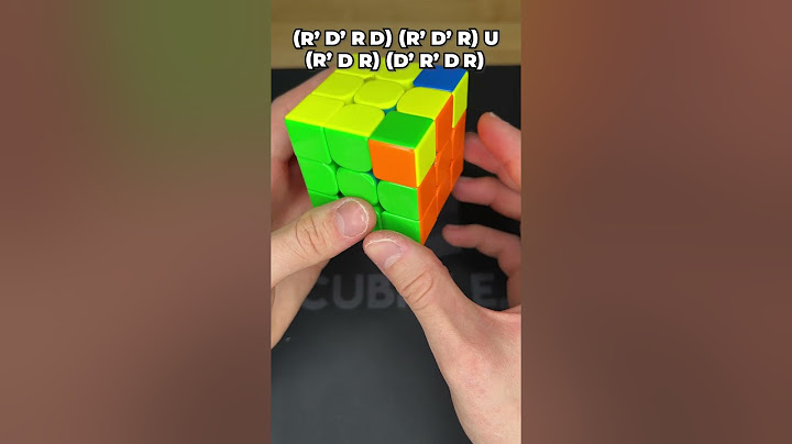 Twist The Last 2 Corners (in 1 SECOND)
