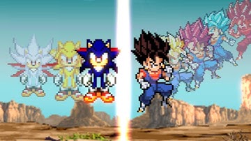 Shadic Vs Vegito #SaiyanvsHedgehogcollab