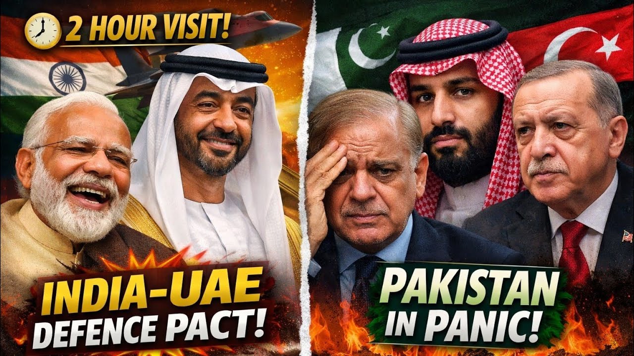 Why UAE President Visited India for Only 2 Hours? 🇮🇳🇦🇪 The "Anti-Islamic NATO" Masterstroke!