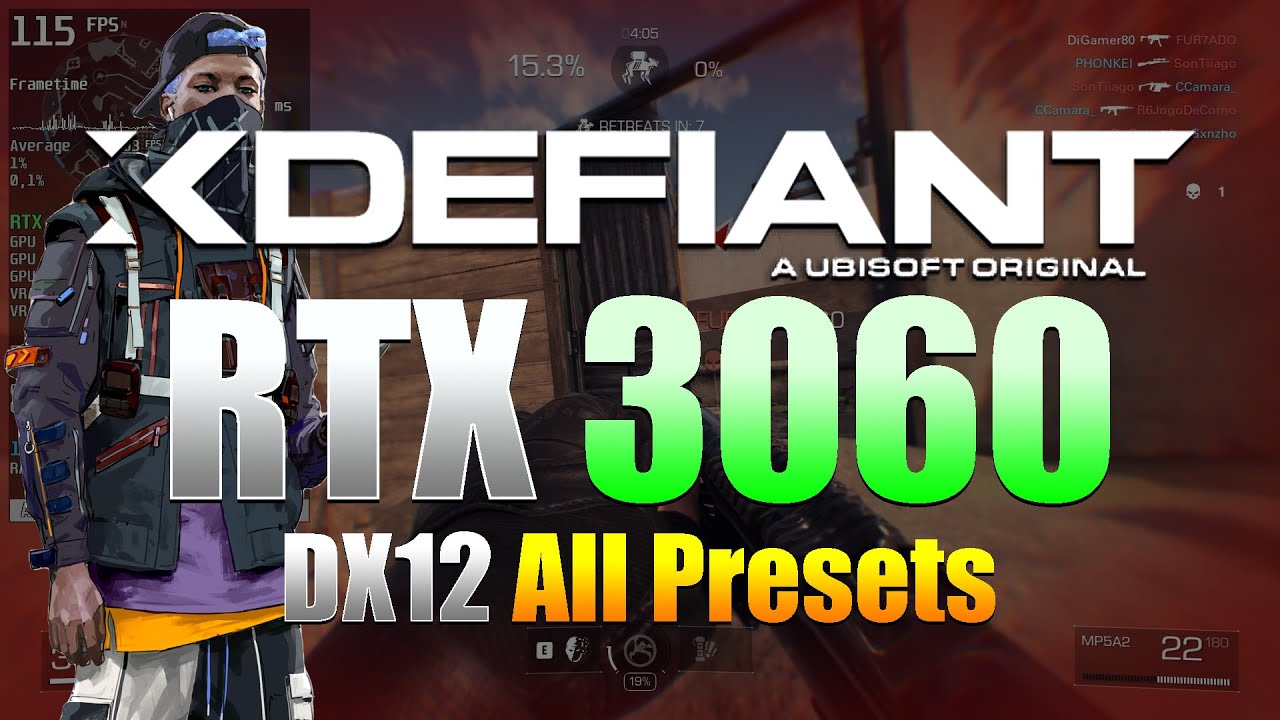 XDEFIANT  | 1080p | All Presets | RTX 3060 12GB, R5 5600, 16GB RAM