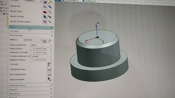 Siemens Nx 12.0.2 CAM "Spiral Cut" into Contour Area Operation -- By Imran