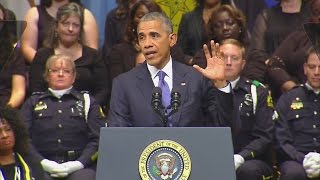 FULL: Dallas Memorial honoring fallen officers