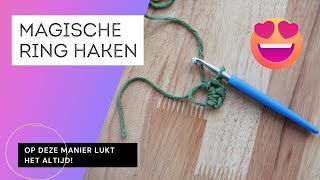 Magische Ring Haken Magic Ring Zo Lukt Het Altijd