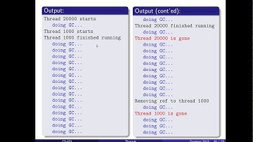 Java Threads & Garbage Collection