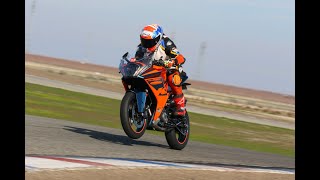 2022 KTM RC390 on track, 2/20/23 Buttonwillow