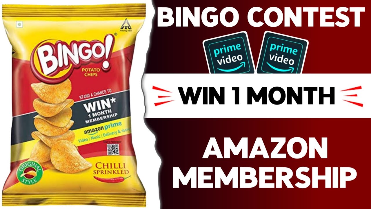 Bingo amazon prime contest || How to participate in bingo contest ||  Win 1 month free membership
