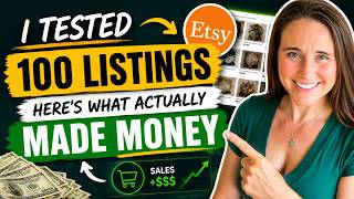 I Tested 100 Etsy Listings — Here’s What Actually Made Money
