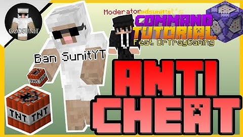 [OUTDATED] ANTI CHEAT with COMMANDS! Detects blocks, entities and more! (Minecraft Bedrock)