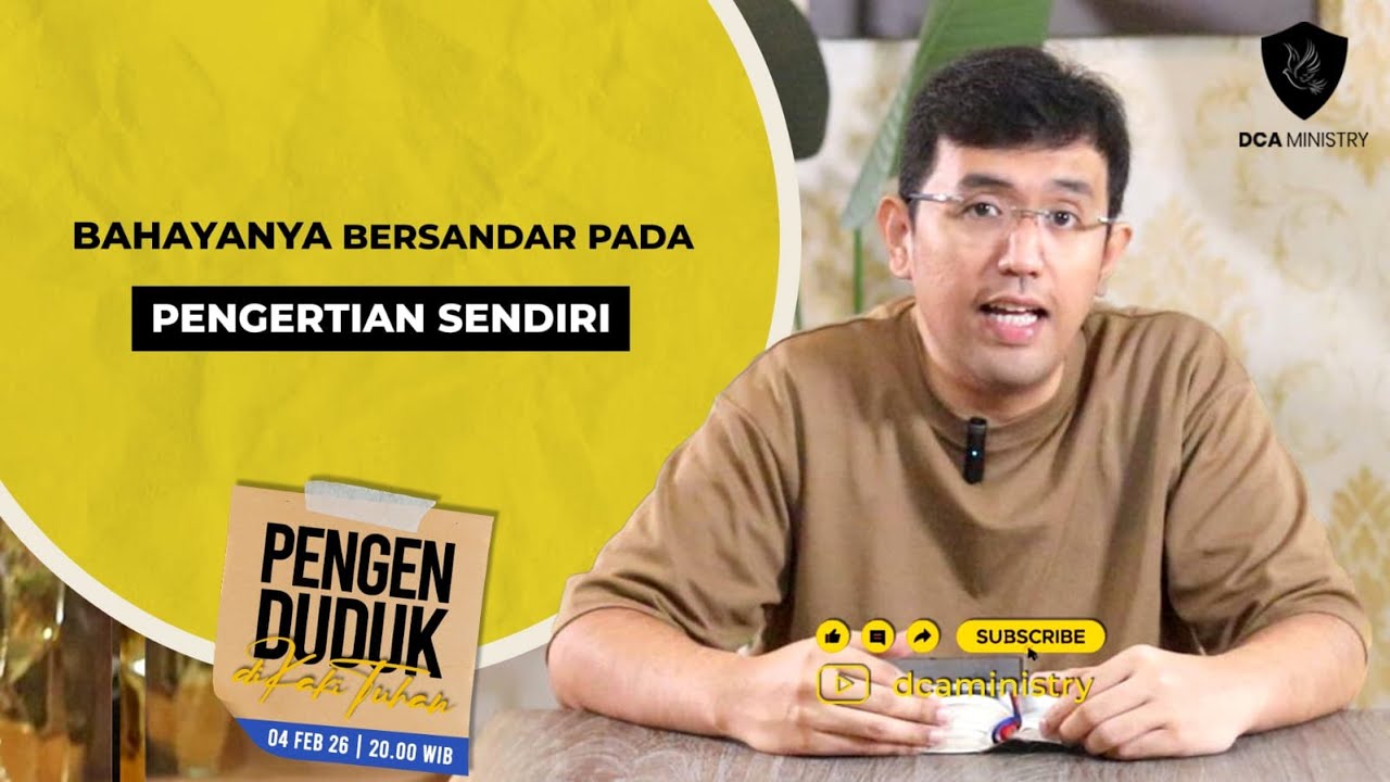 Bahayanya Bersandar pada Pengertian Sendiri | PDKT Online | 040226 | Dian C Anggara
